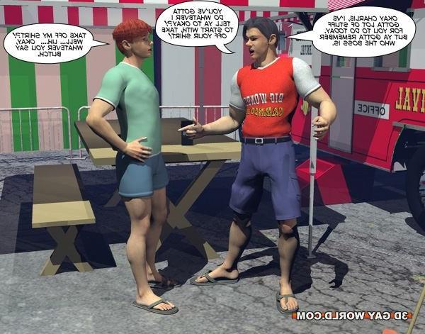 16P 3D Gay Comics