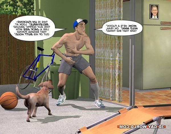16P Nerdy frat-boy Joey's sexual awakening: 3D gay comic story