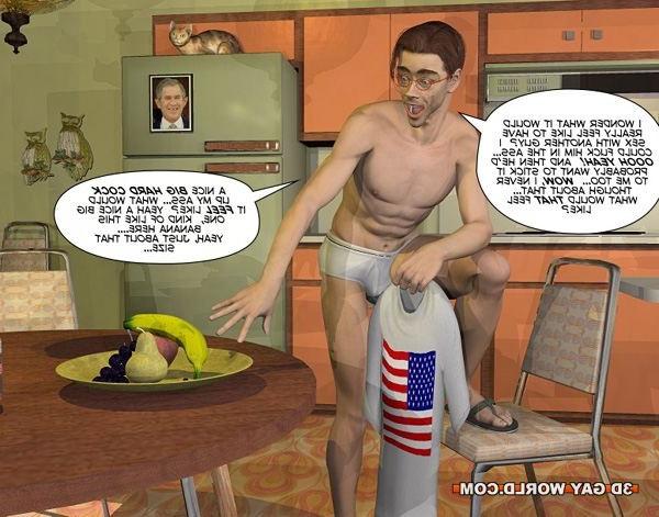 16P Nerdy frat-boy Joey's sexual awakening: 3D gay comic story