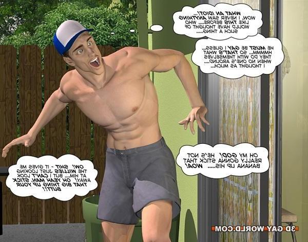 16P Nerdy frat-boy Joey's sexual awakening: 3D gay comic story
