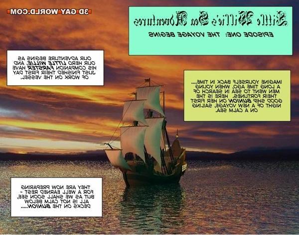 16P Seaside sex adventures of cabin boy 3D gay comics and male anime