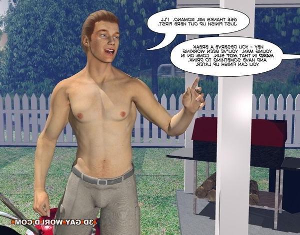 16P Desperate husbands or first time gay experiments 3D gay comics