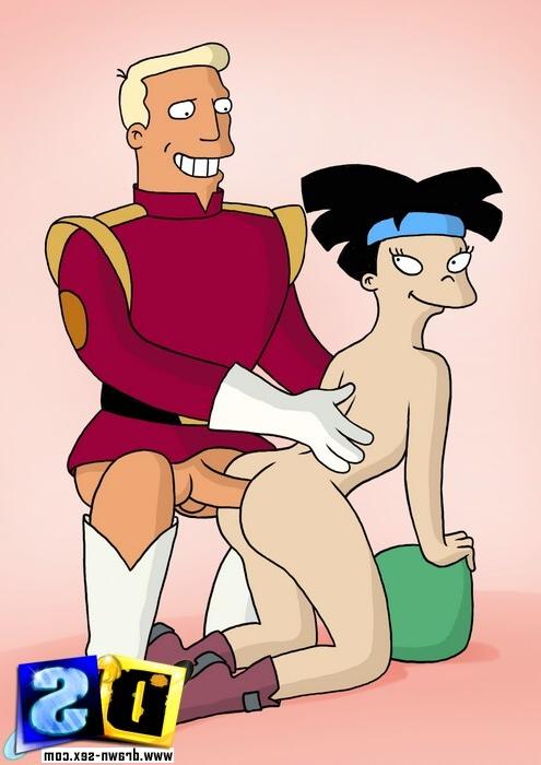 9P Futurama fucking at its best. Kinky sex with Marge Simpson