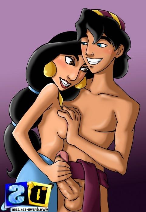 9P All-hole sex with The Flintstones. Talking Princess Jasmine into