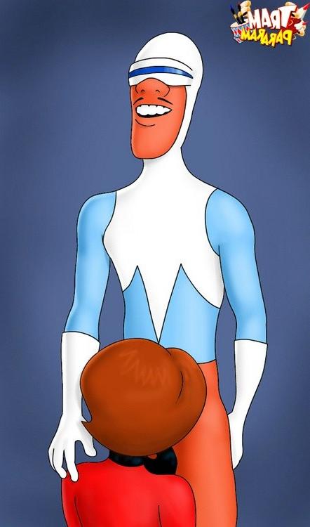 9P Toon porn for big boobie lovers. Evil famous toons getting sex