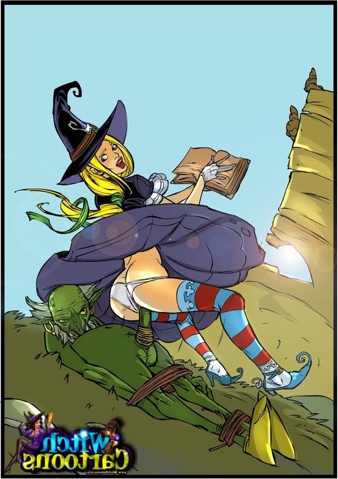 9P Hardcore fucking with a witch. Witch finds fuckmates for herself