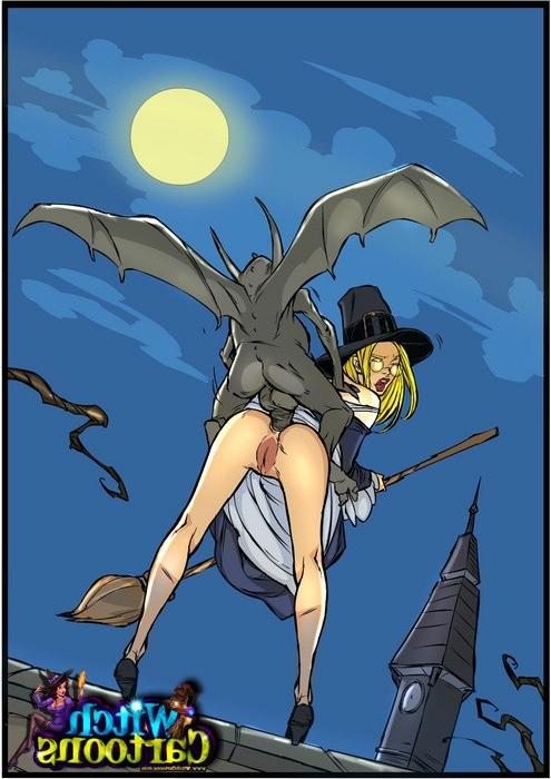 9P Witch does the all-holey. Blond witch and her fuckmates