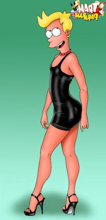 9P Fry from Futurama gets sissified. Turanga Leela loves it huge