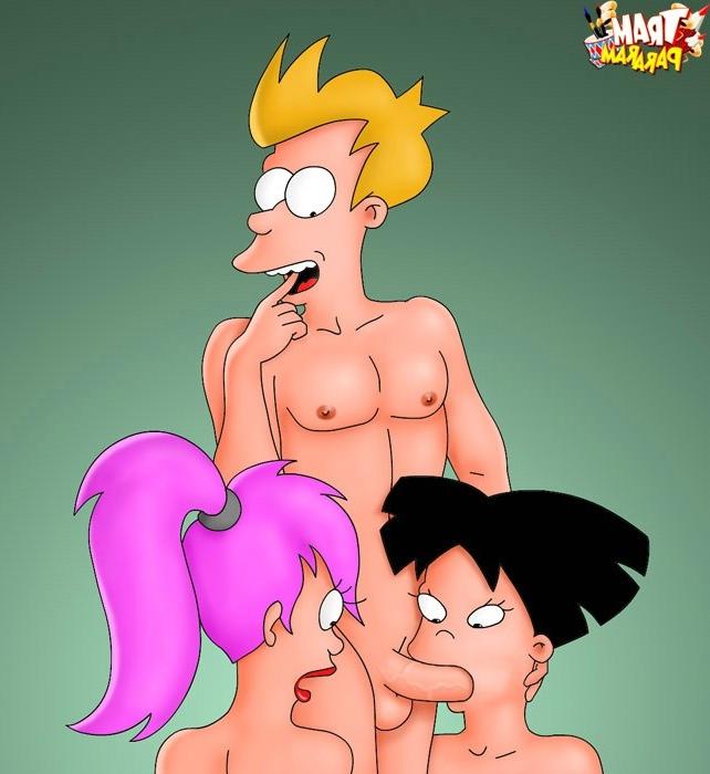 9P Fry from Futurama gets sissified. Turanga Leela loves it huge