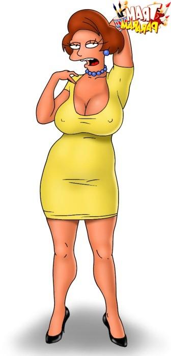 9P Chunky dolls from The Simpsons. Springfield is the big-boobie