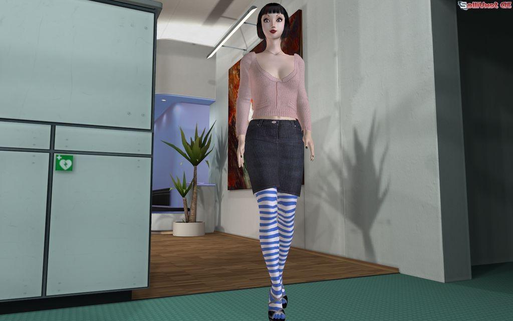 16P The horny 3d animated doctor doing his patient
