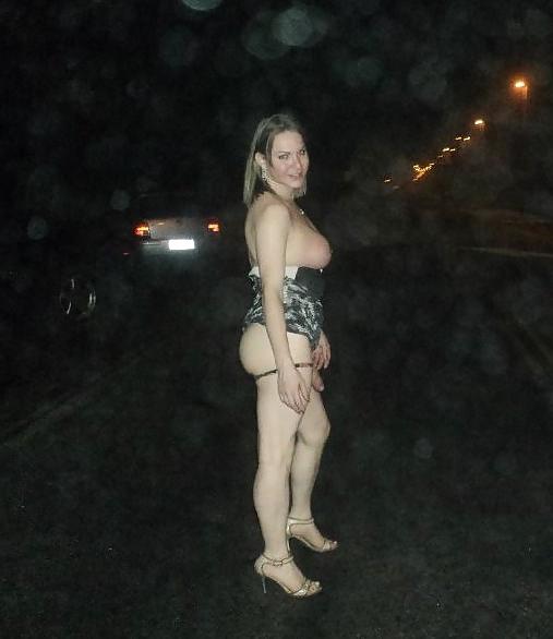 5P Blonde Tgirl With Hard Cock