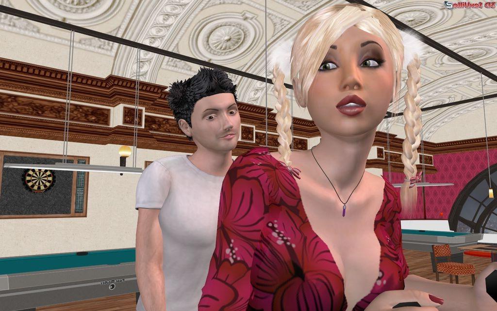 16P Busty 3d animated babe banged on an arcade machine