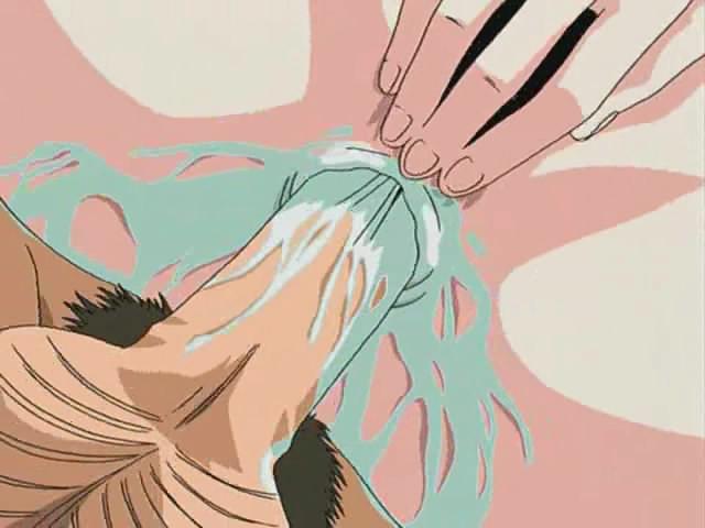 12P Saucy doll sucks and beads butt hole on huge dildo in anime