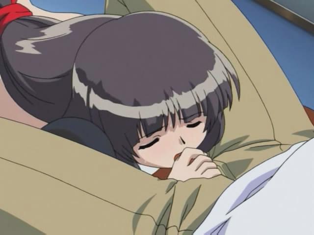 12P Anime coeds chocolate hole drilled in horny doggy pose