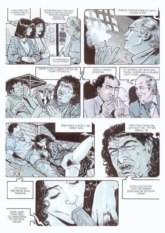 12P This cartoon whore is put into a dungeon with a few guys with huge dickslease he
