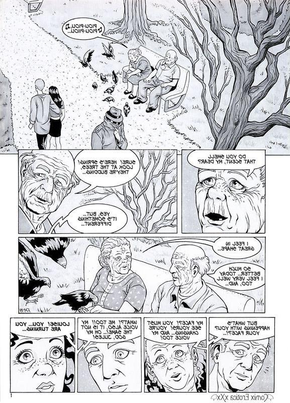 12P This is a hot adult comic in which the couple visits the father of the husband