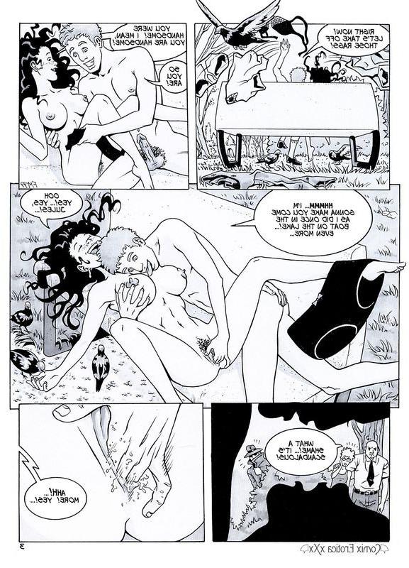 12P This is a hot adult comic in which the couple visits the father of the husband