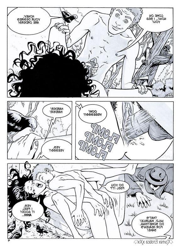 12P This is a hot adult comic in which the couple visits the father of the husband