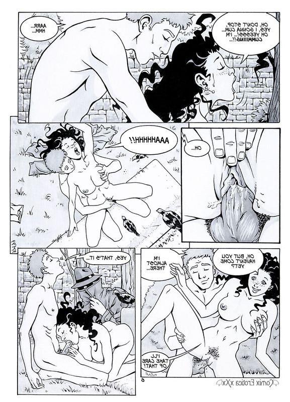 12P This is a hot adult comic in which the couple visits the father of the husband