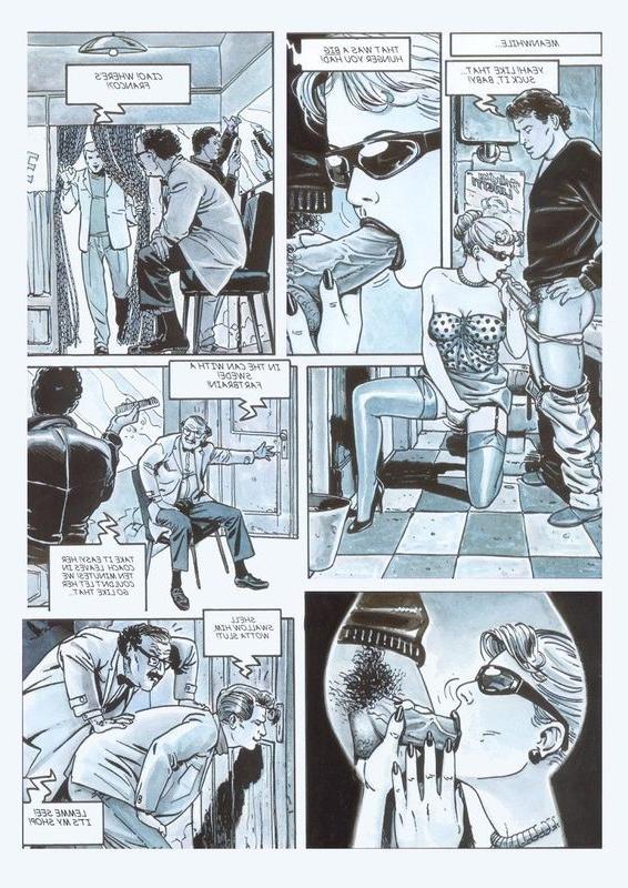 12P This is a hot adult comic in which the couple visits the father of the husband