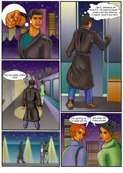 12P Porn comics with threesome sex and oral actions