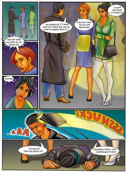 12P Porn comics with threesome sex and oral actions