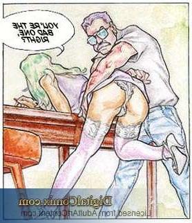 12P The girl is forced in that position as the boss takes out his erect cock