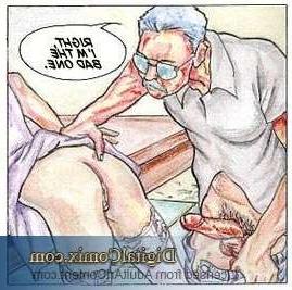 12P The girl is forced in that position as the boss takes out his erect cock