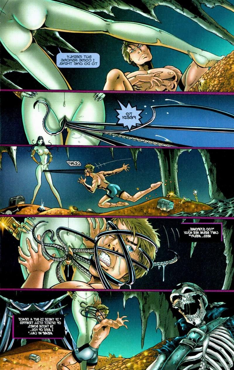9P Anime comics of Hawaiian holiday and ghouls gone wild