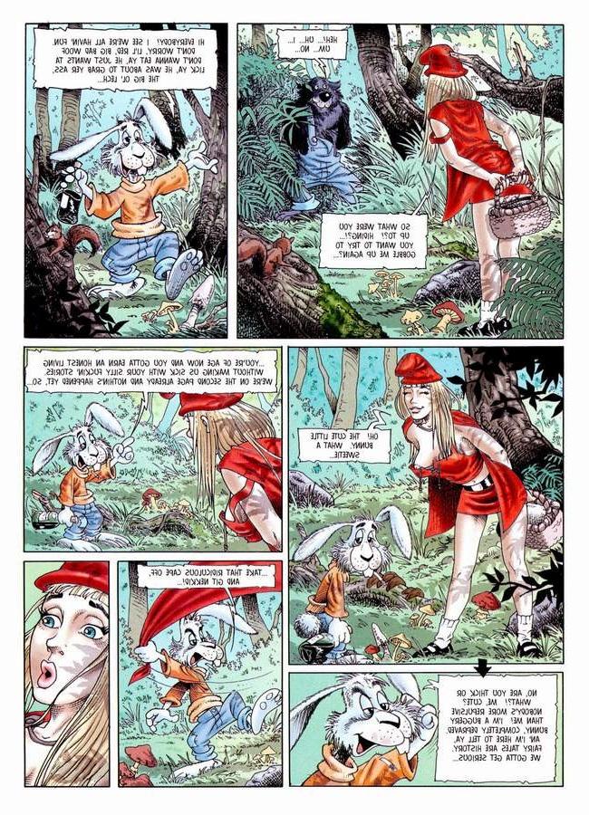 9P Anime comics of little red riding hood fuck by prince