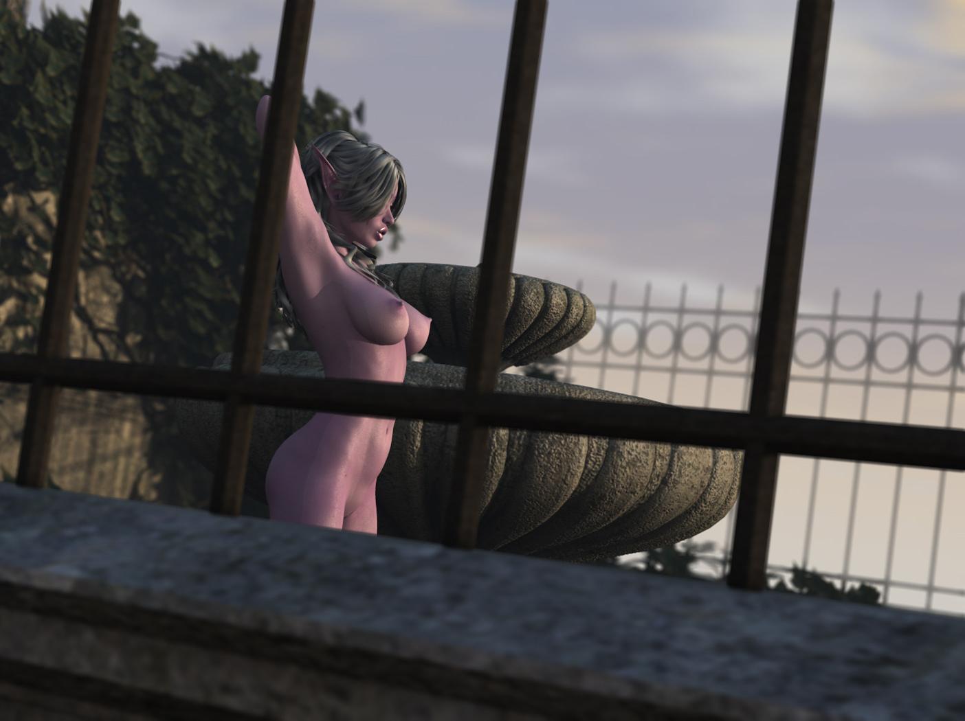 16P Sexy 3D hentai elf girl getting humped and jizzed