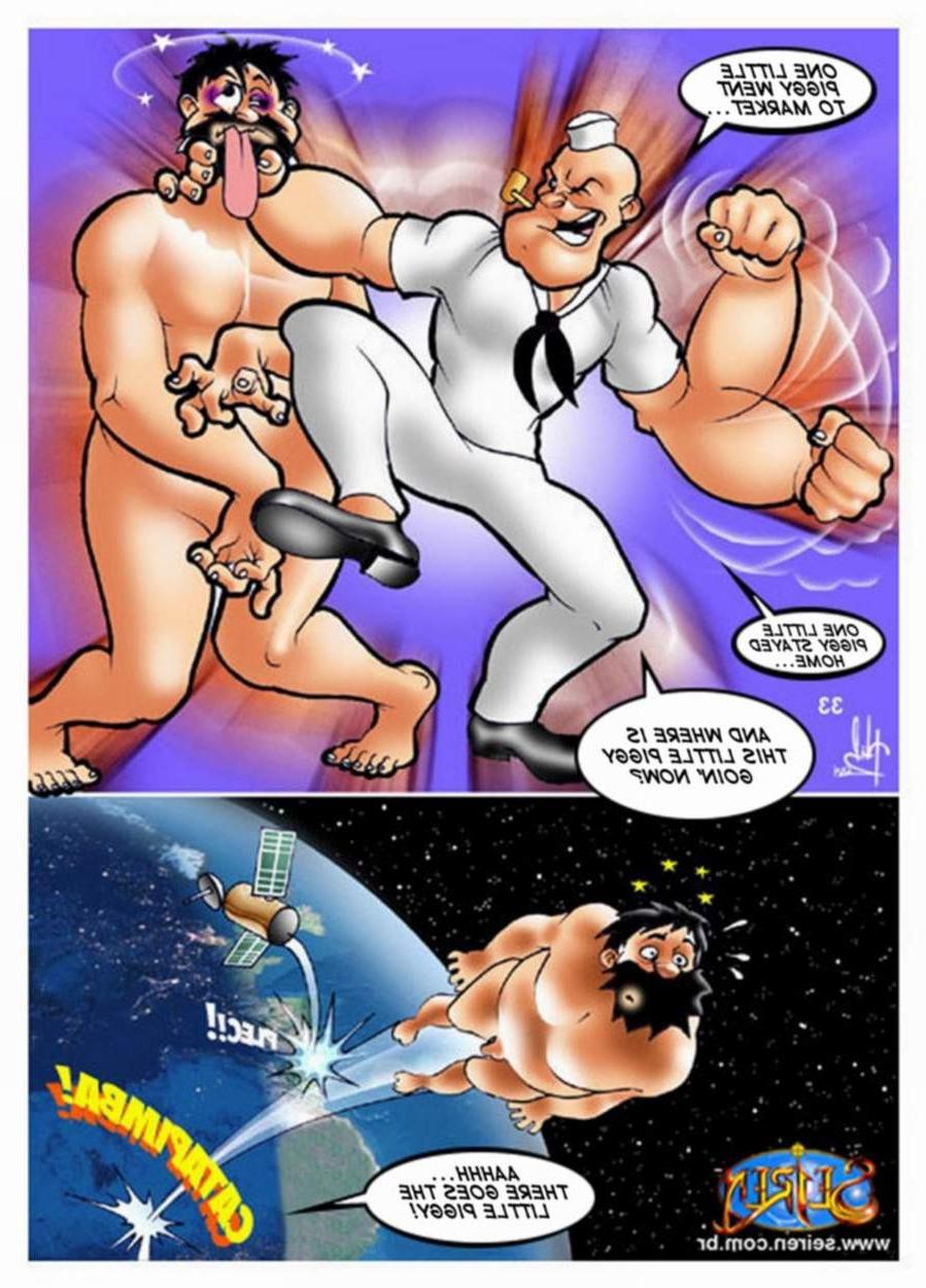 12P Anime comics of Popeye and  fucking ballet instructor