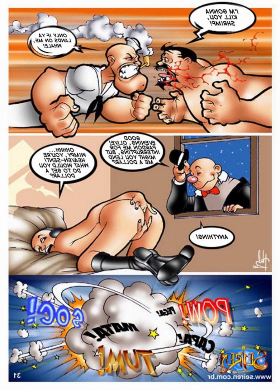 12P Anime comics of Popeye and  fucking ballet instructor