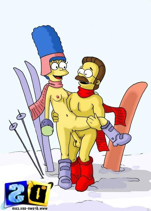 9P The Simpsons get perverted. Cartoon pirates enjoying unleashed