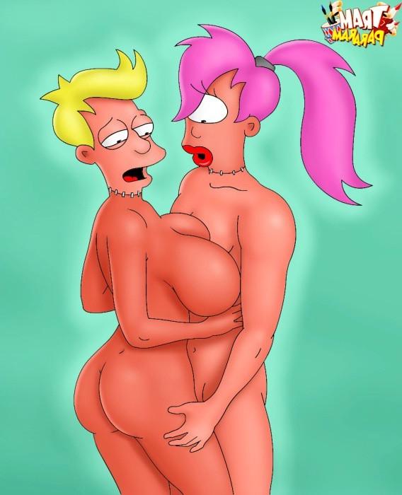 9P Fry from Futurama gets sissified. Turanga Leela loves it huge. 