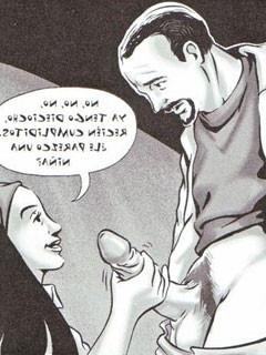 12P Hot secretary satisfies her excited comics boss