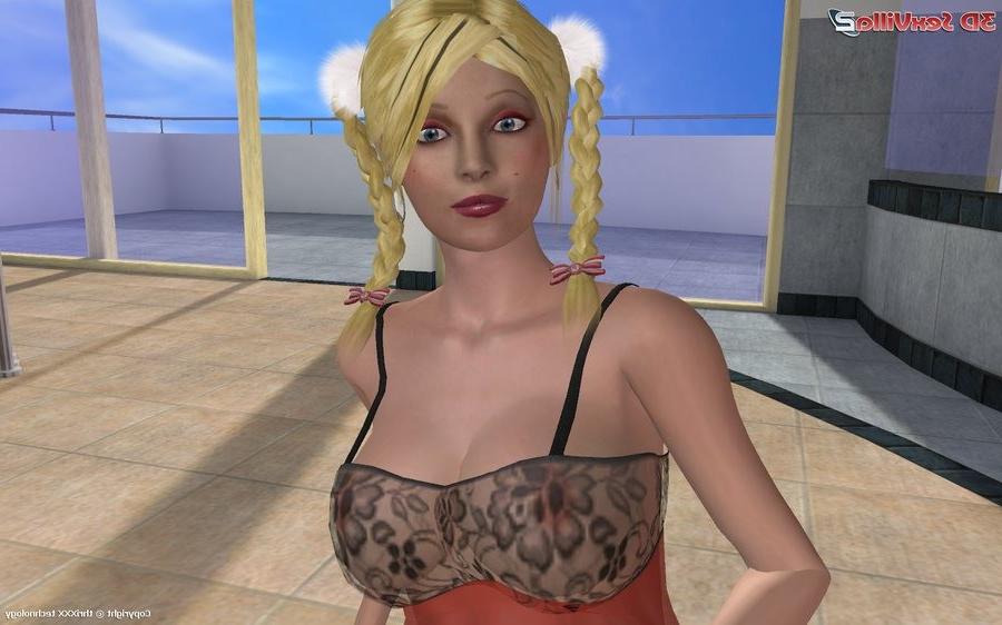 16P Animated strap on lesbians fucking in a bathroom