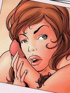 12P New sex comics with horny guy assfucking chick