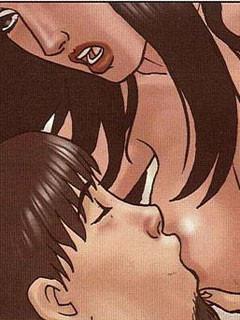12P Frisky chick gets screwed at porn comics lunch