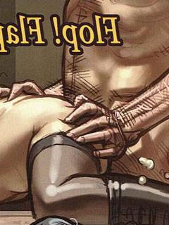 12P Hot captain and wild passengers take a comics tour