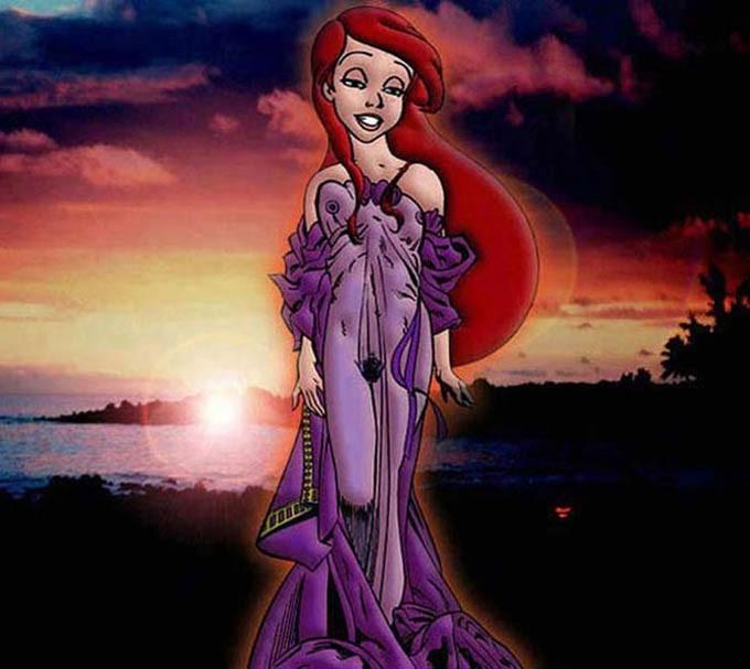 6P ariel porn cartoons