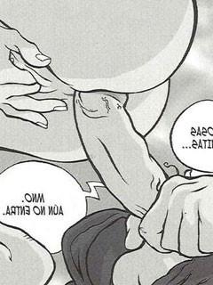 12P Exciting adult comics with deep throat fucking