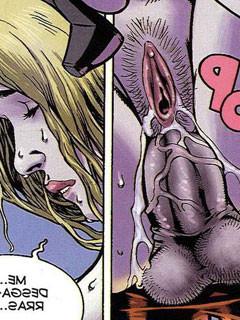 12P Comics with woman caught masturbating in the toilet