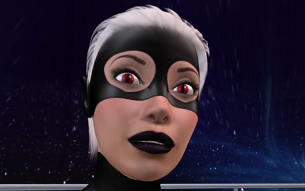 16P Busty superhero in a catsuit assaulting a yacht