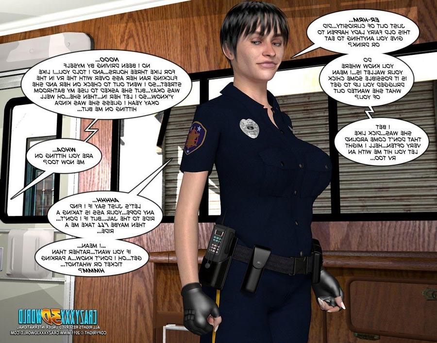 16P Teen guy with big cock fucking horny busty cop