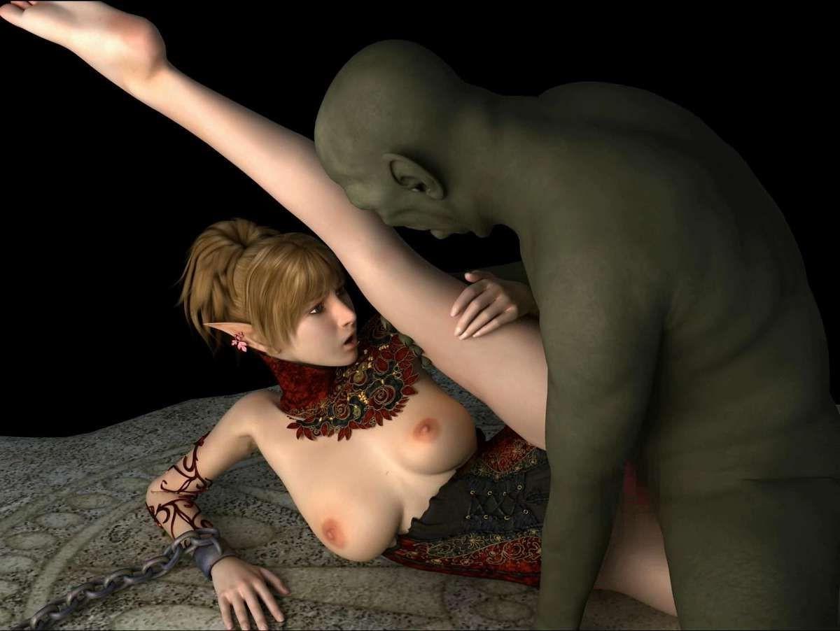 16P Different horny creatures with huge cocks hard fucking pretty girls