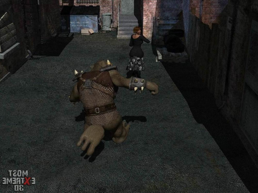 16P Black chick gets hard fucked by a troll with very huge cock