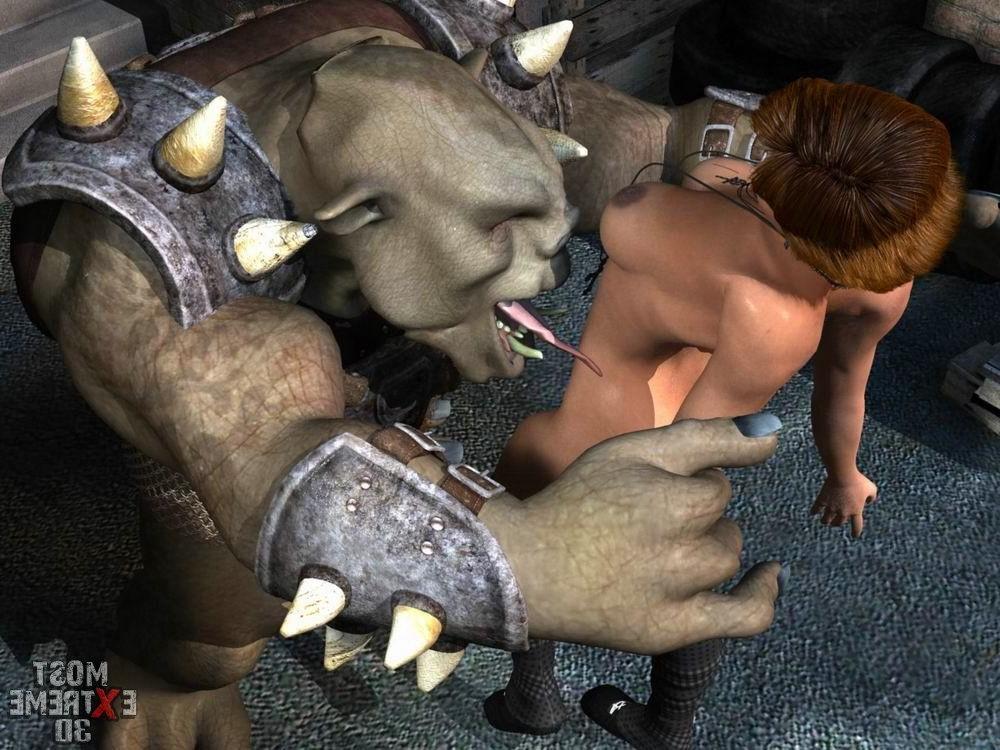 16P Black chick gets hard fucked by a troll with very huge cock