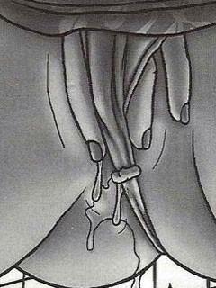 12P Comics with woman caught masturbating in the toilet